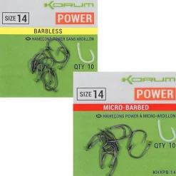 Korum Xpert Power Hooks #16 Barbless