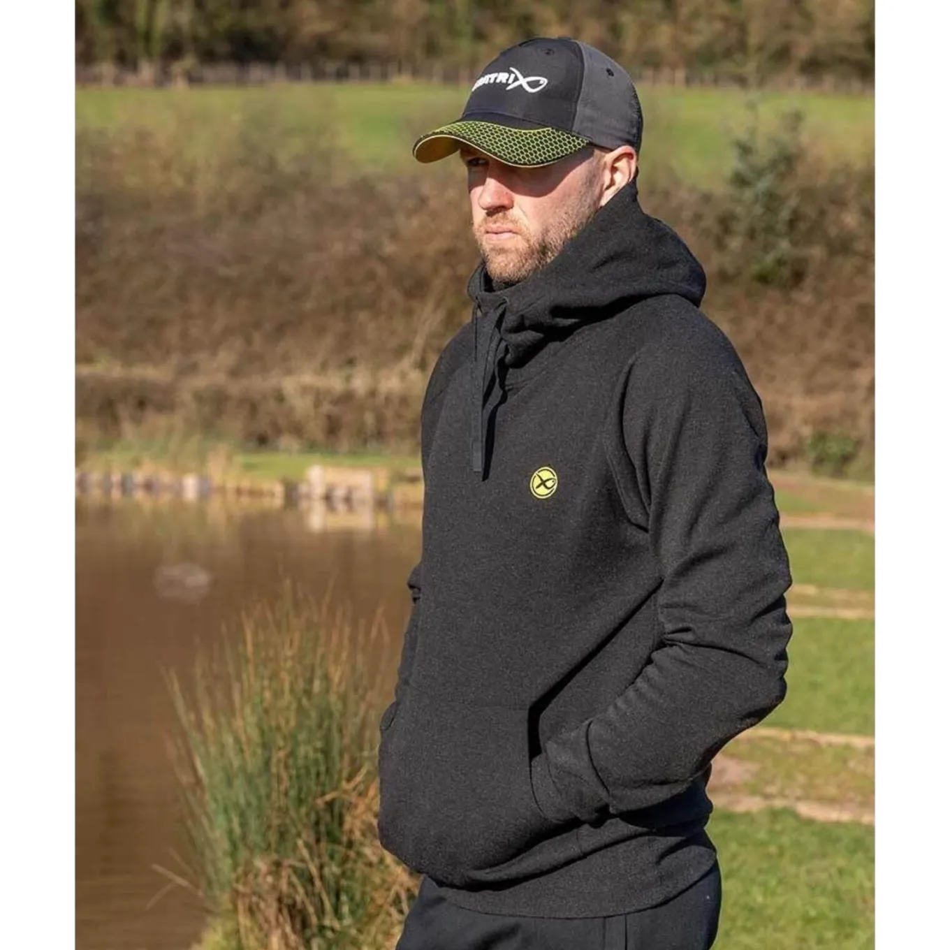 Matrix Black Marl Hoody