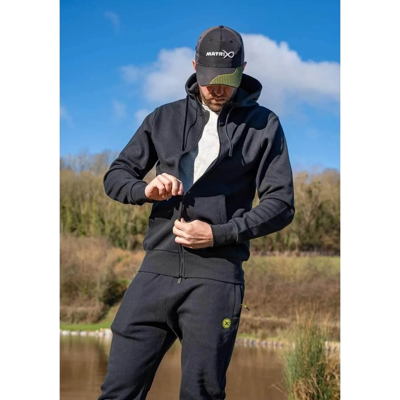 Matrix Black Stealth Zip Hoody