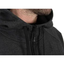 Matrix Charcoal Marl Zip Hoody