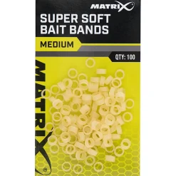 Matrix Super Soft Bait Bands Medium 100pcs