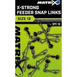 Matrix X-Strong Feeder Snap Links Size 10