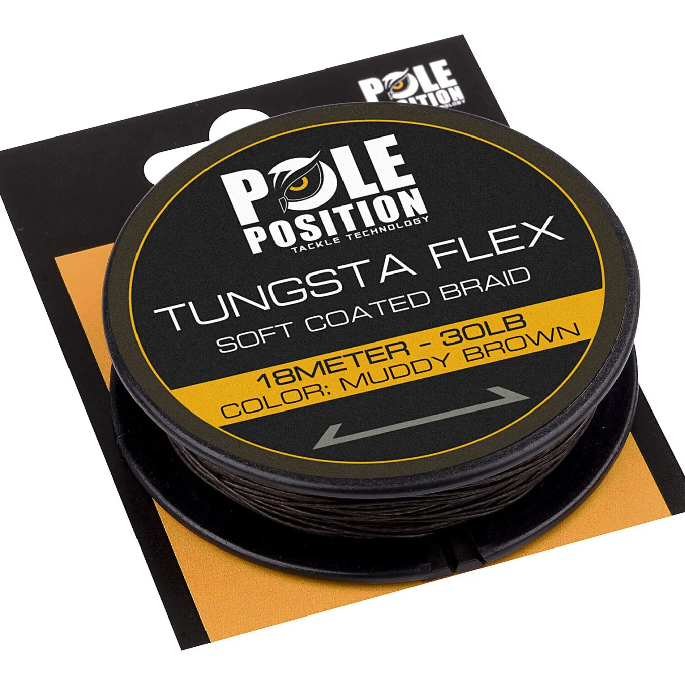 Pole Position Tungstaflex Muddy Brown 20lb 18m