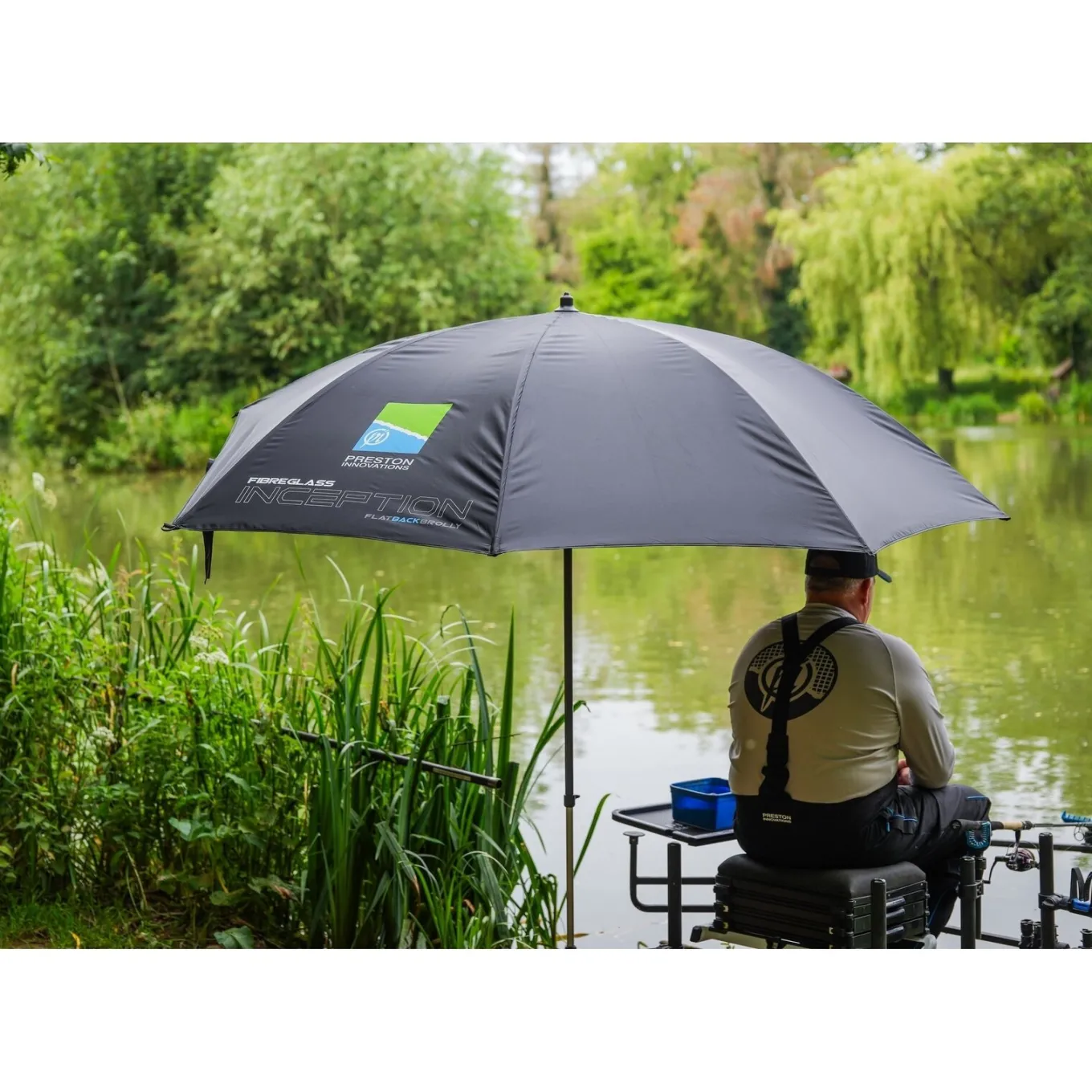 Preston Inception Fibreglass Flatback Brolly 50"