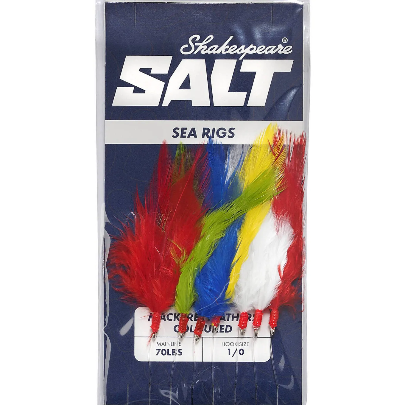 Shakespeare Salt Mackerel Feathers Coloured