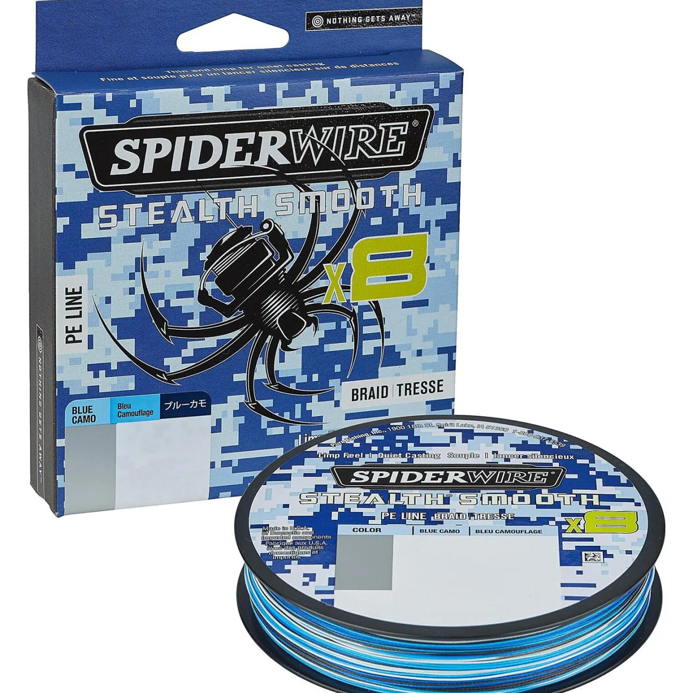 Spiderwire Stealth Smooth 8 Blue Camo