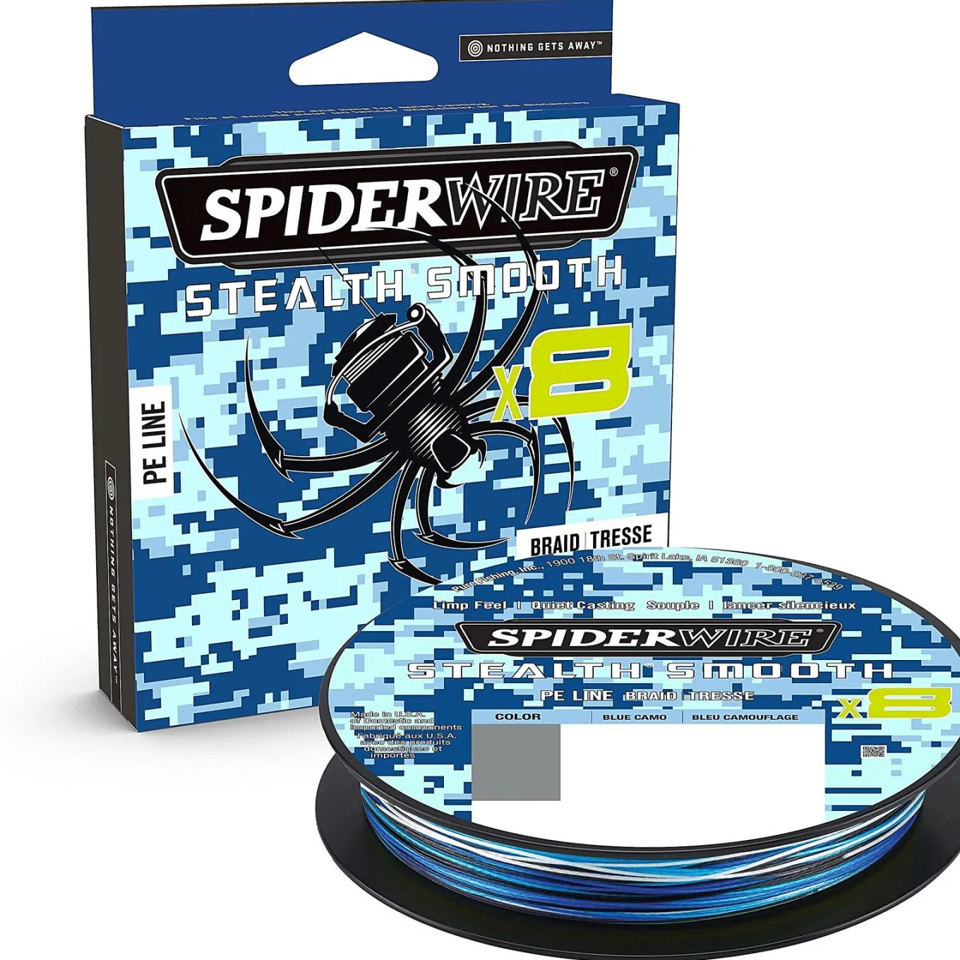 Spiderwire Stealth Smooth 8 Blue Camo