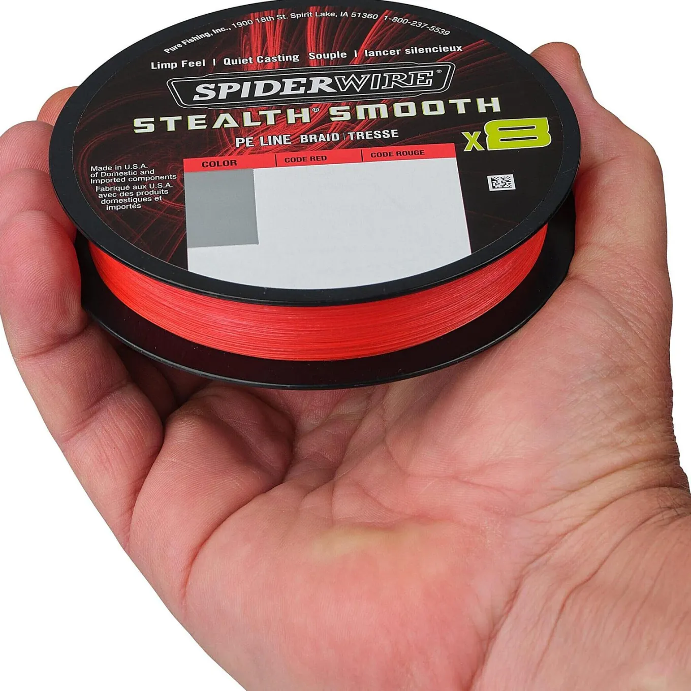 Spiderwire Stealth Smooth 8 Red