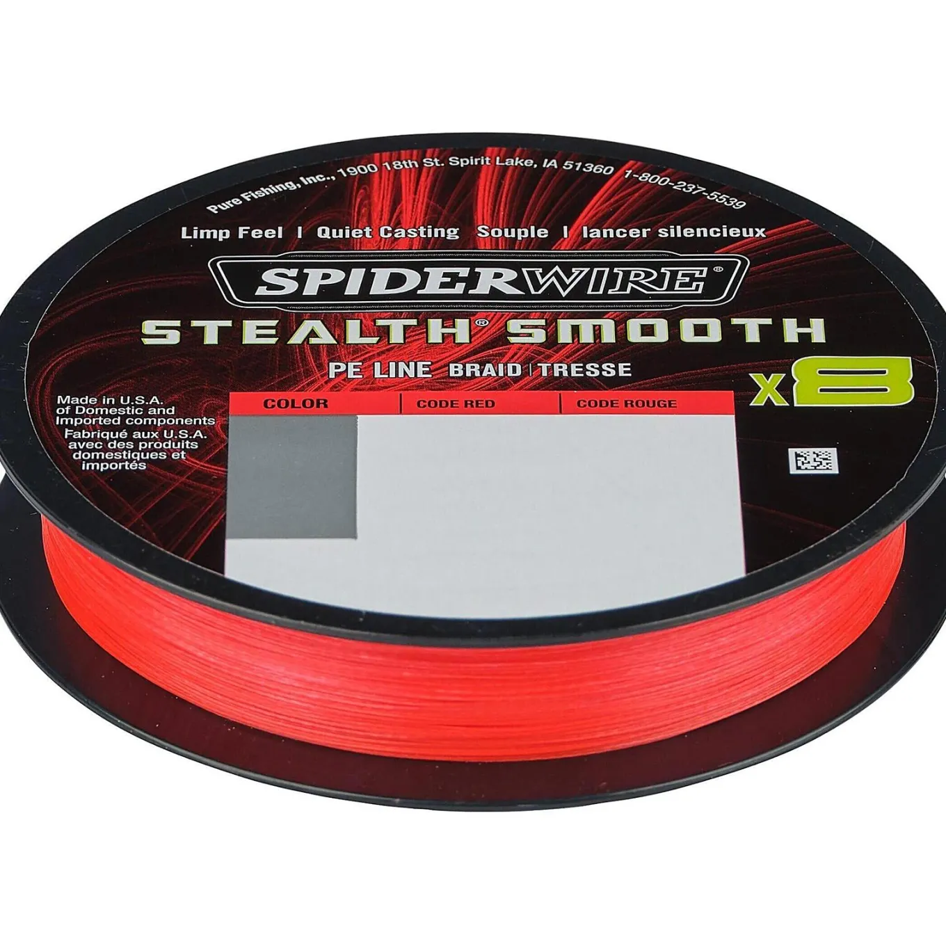 Spiderwire Stealth Smooth 8 Red
