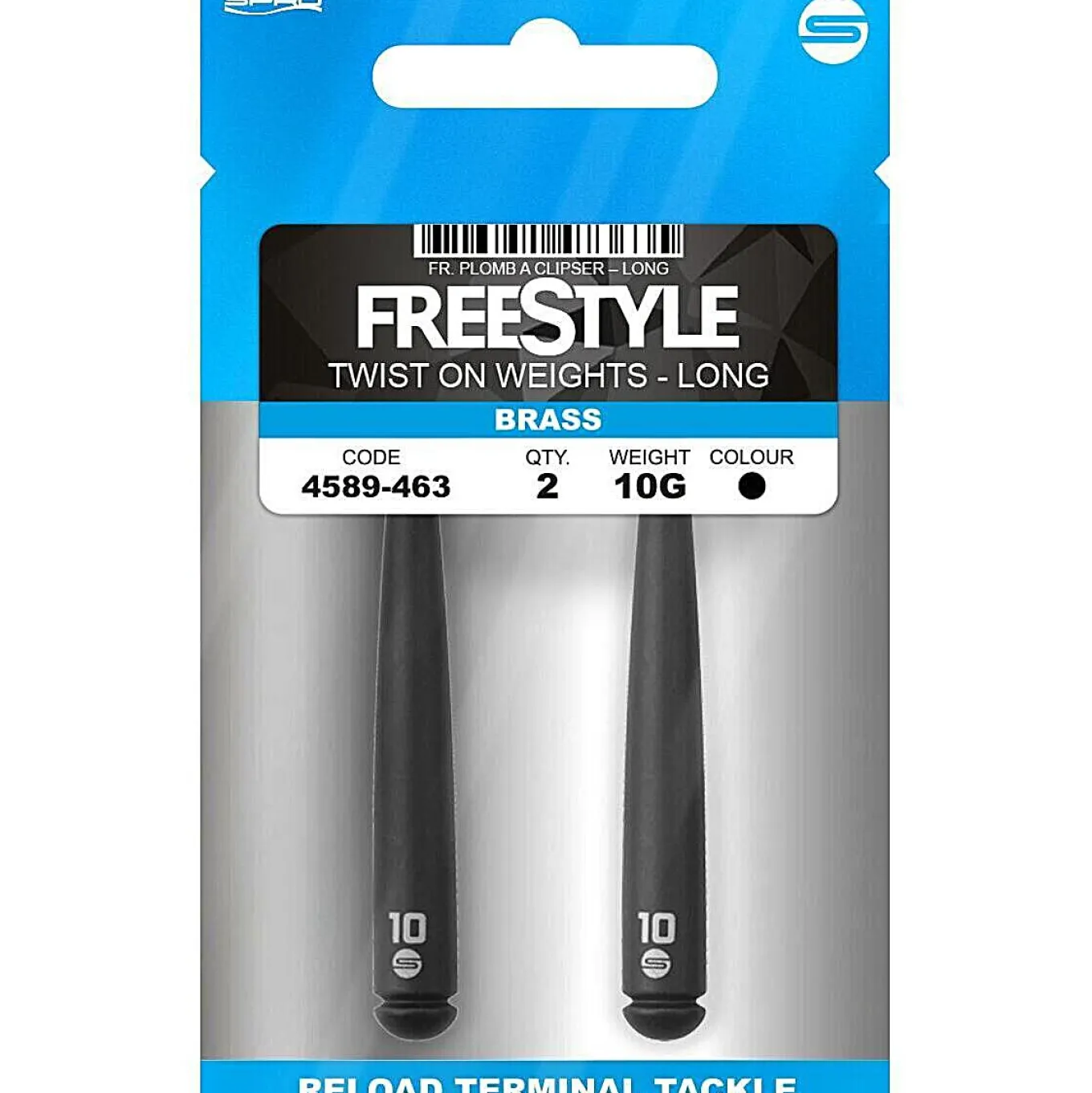 Spro Freestyle Twist On Weights Long Brass 14gr