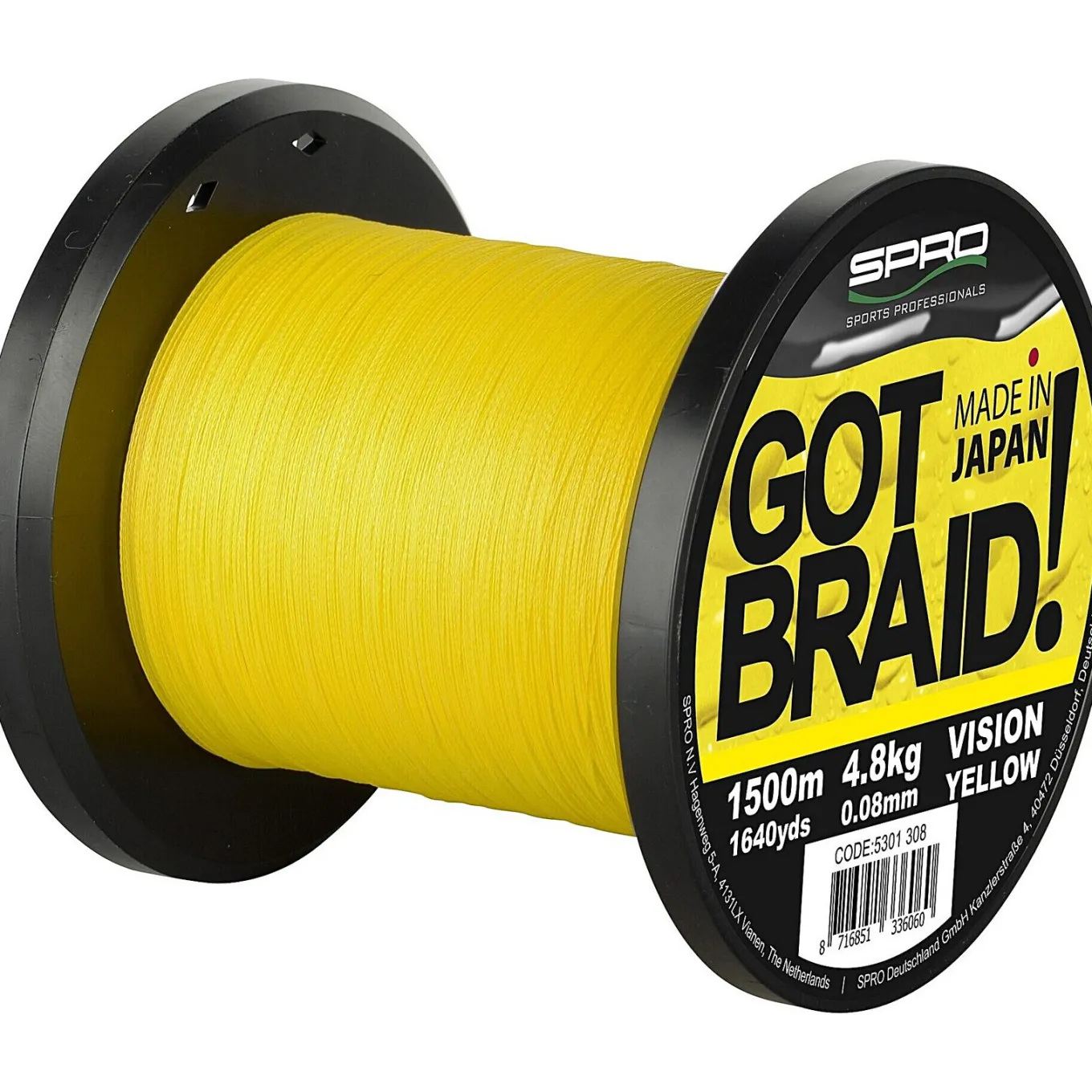 Spro Got Braid Yellow