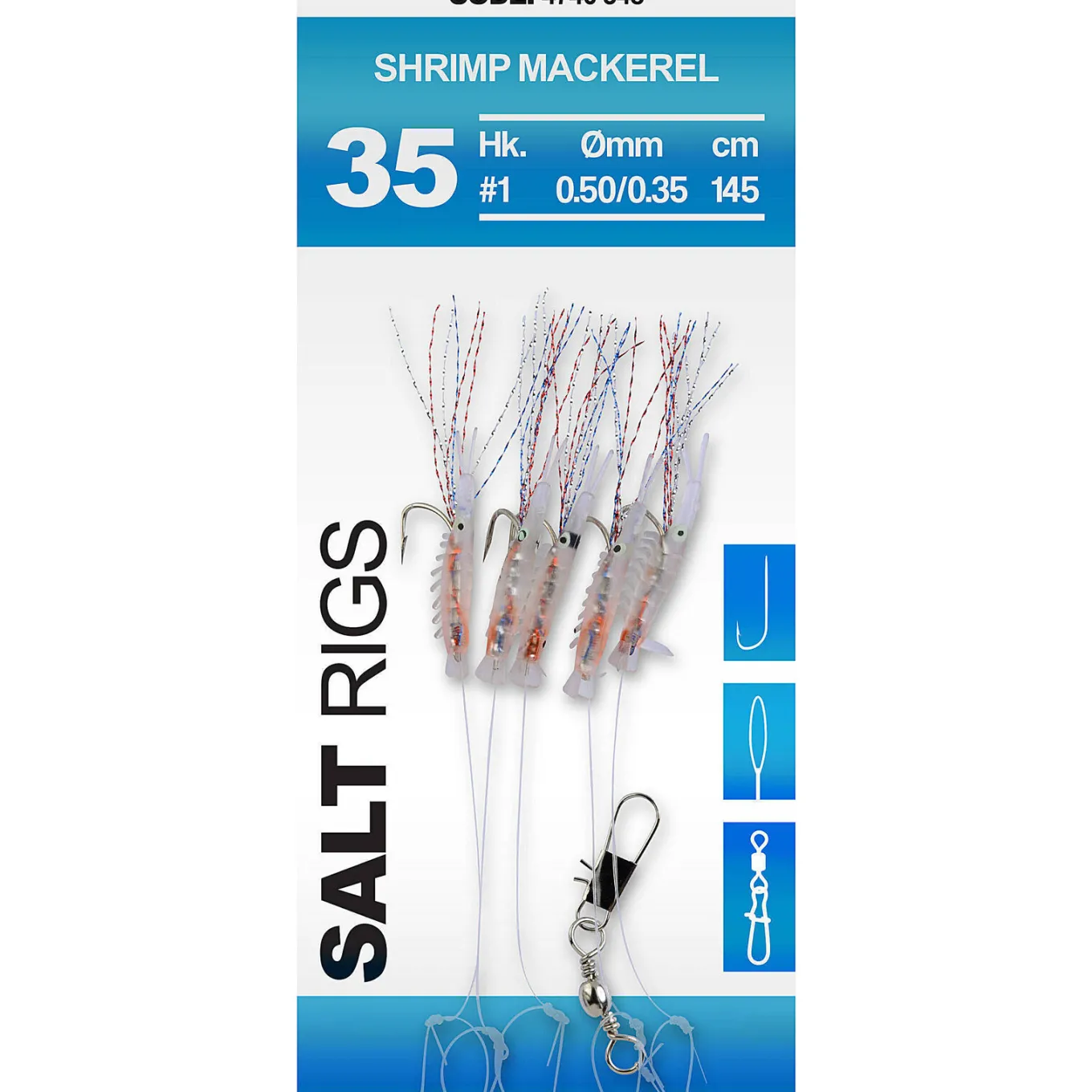 Spro Saltwater Salt Rig #35 Shrimp Mackerel #1