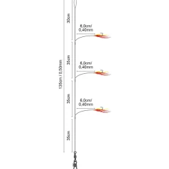 Spro Saltwater Salt Rig #34 Silver Mackerel #2/0