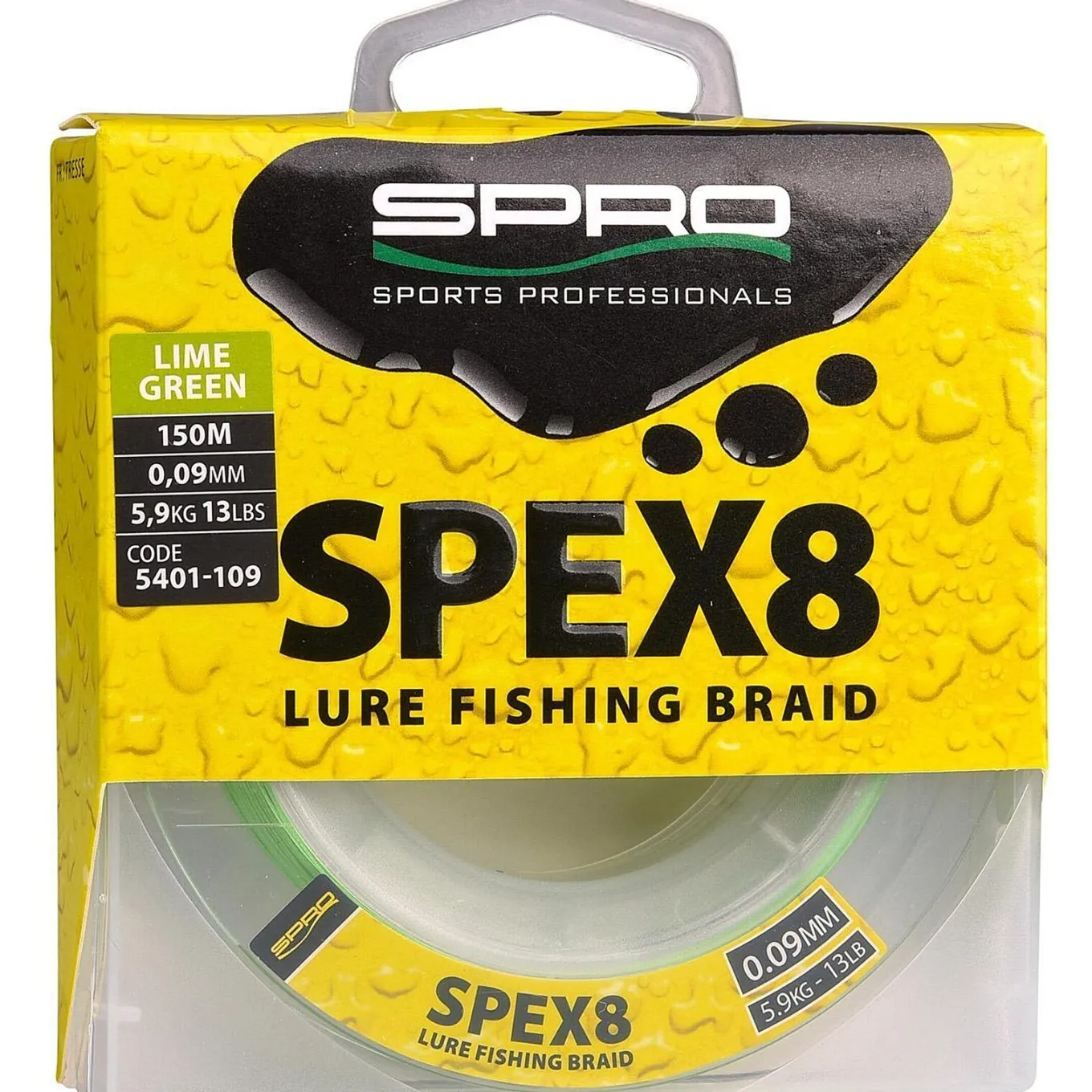 Spro Spex8 Braid Lime Green