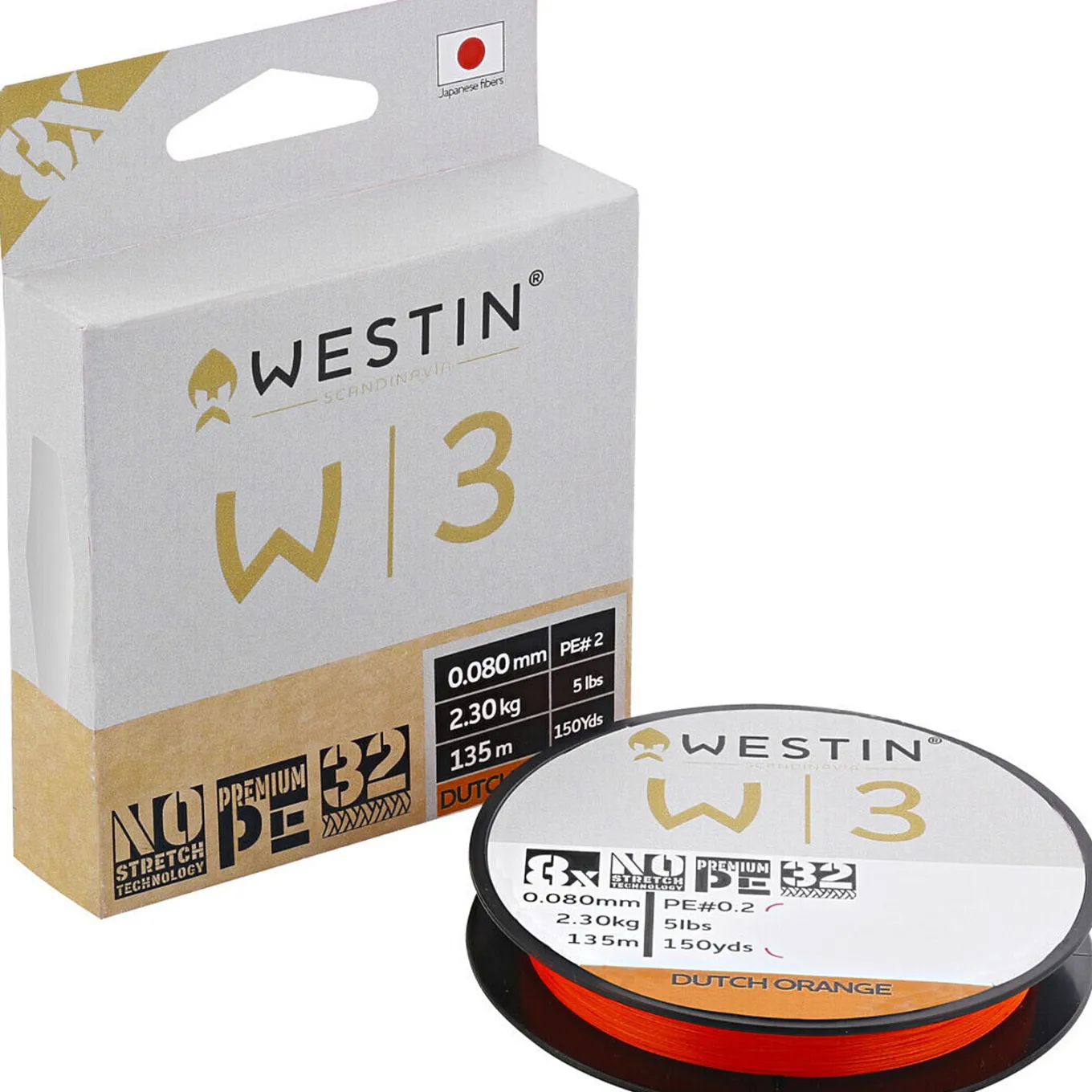 Westin W3 8 Braid Dutch Orange