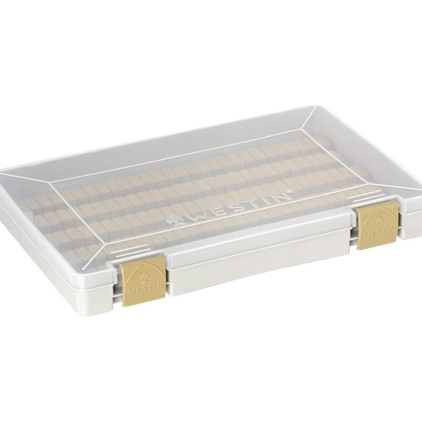 Westin W3 Jig Box 135 Slots 27.4x18x4cm Grey/Clear