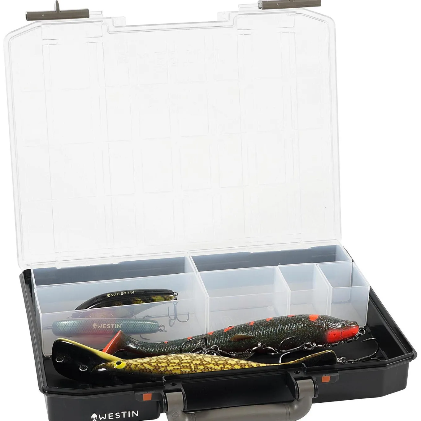 Westin W6 Lure Vault 57x33.7x27.8cm Incl. 10 inserts