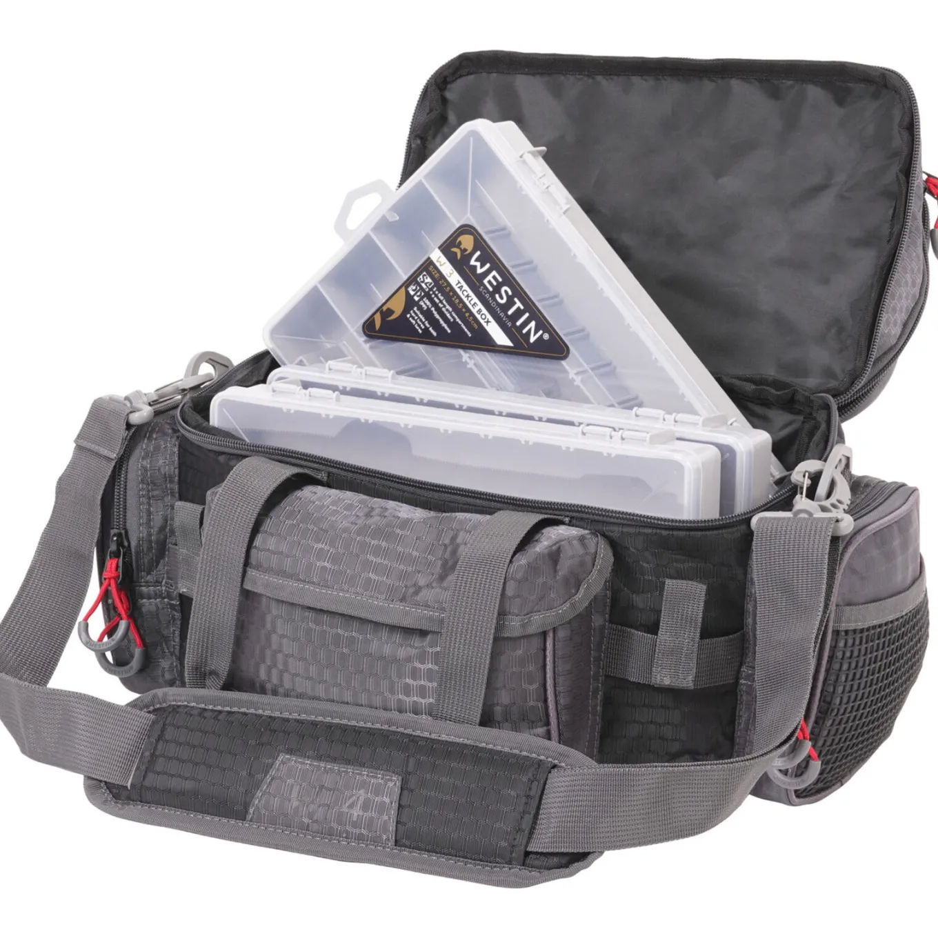 Westin W4 Lurebag Plus 4 Boxes Small Titanium Black
