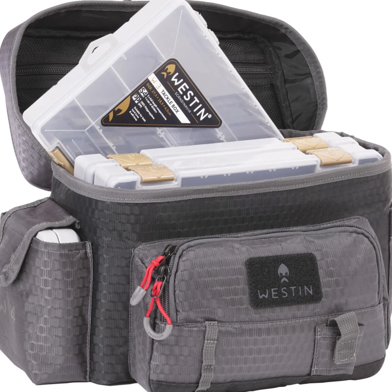 Westin W4 Waist Pack 4 Boxes Large Titanium Black